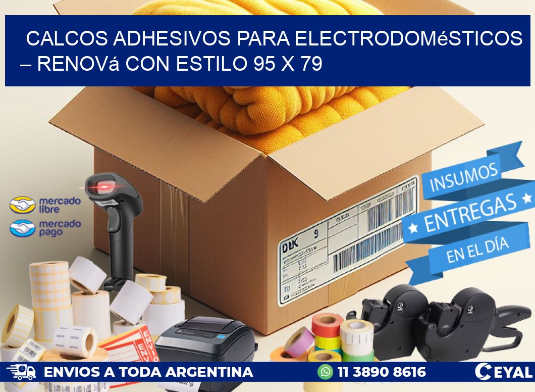 Calcos Adhesivos para Electrodomésticos – Renová con Estilo 95 x 79