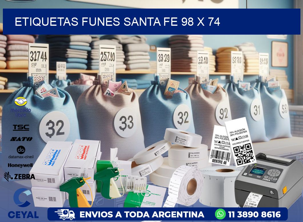 Etiquetas Funes Santa Fe 98 x 74