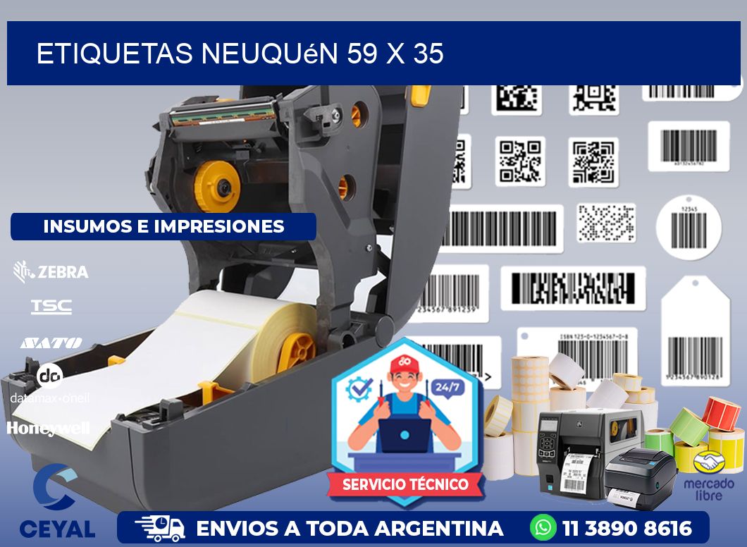 Etiquetas Neuquén 59 x 35