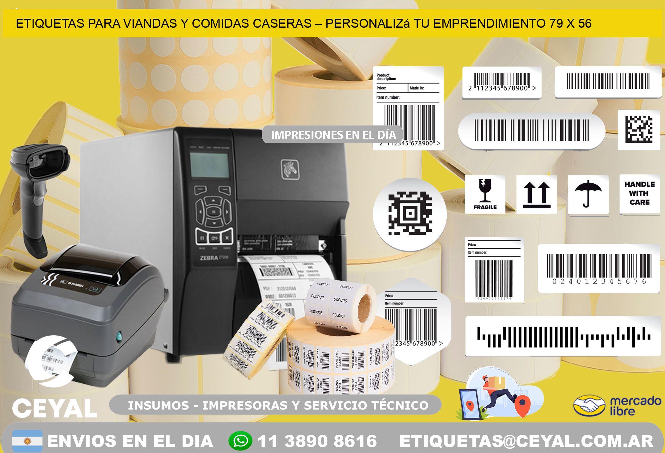 Etiquetas para Viandas y Comidas Caseras – Personalizá Tu Emprendimiento 79 x 56