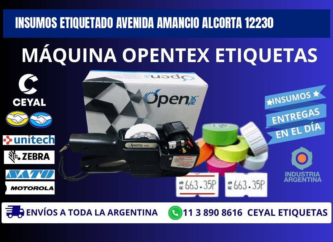 INSUMOS ETIQUETADO Avenida Amancio Alcorta 12230