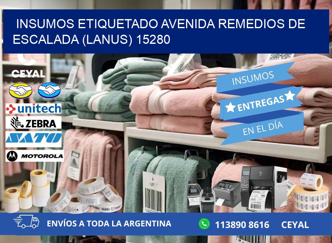 INSUMOS ETIQUETADO Avenida Remedios de Escalada (lanus) 15280