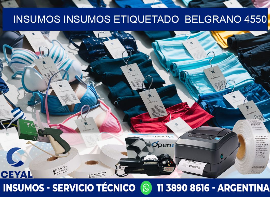 INSUMOS INSUMOS ETIQUETADO  Belgrano 4550