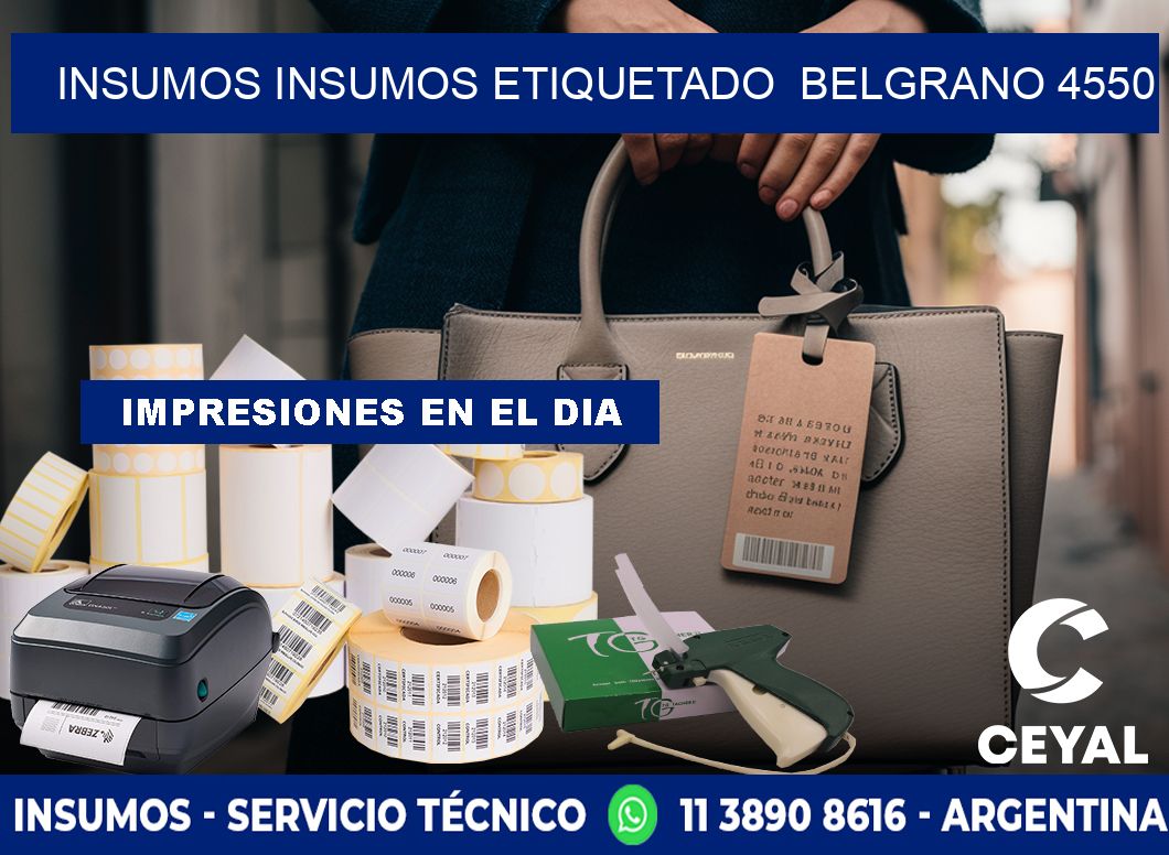 INSUMOS INSUMOS ETIQUETADO  Belgrano 4550