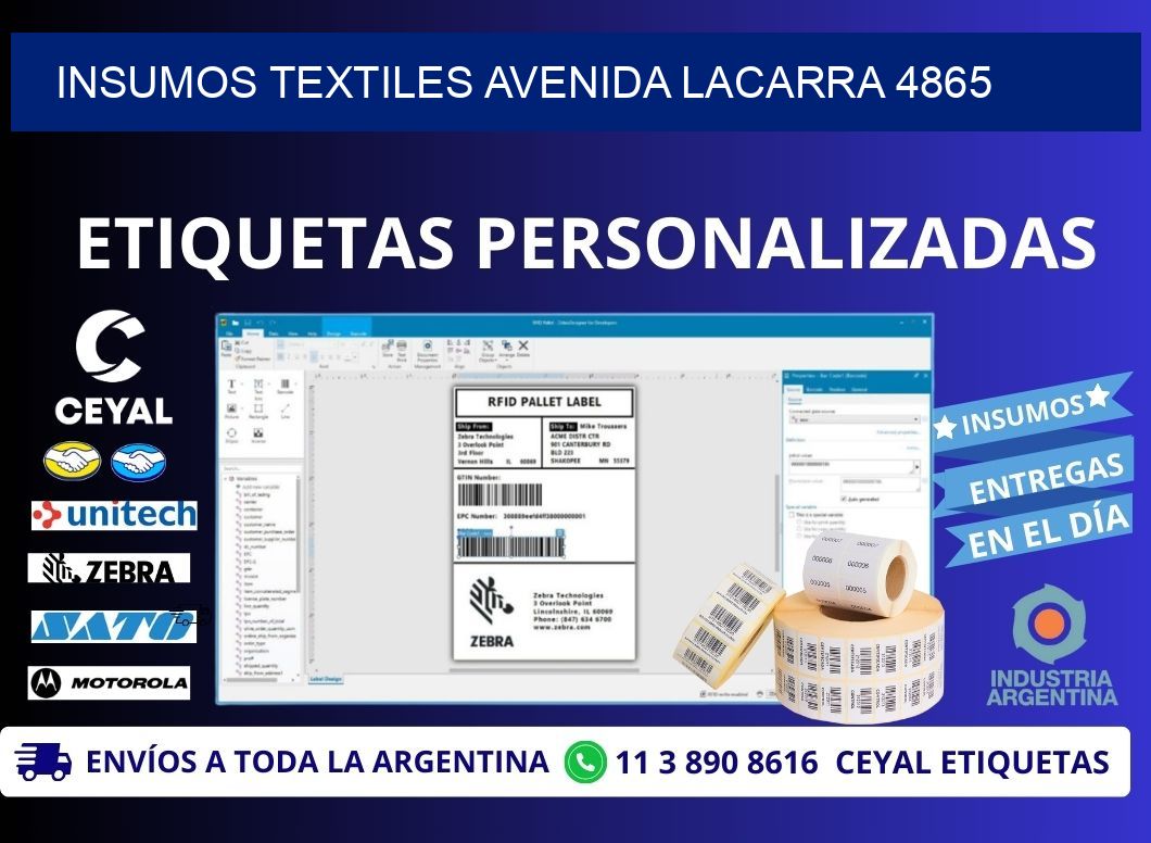 INSUMOS TEXTILES AVENIDA LACARRA 4865