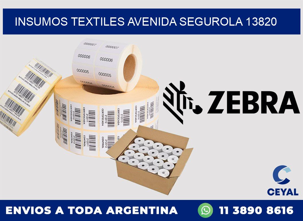 INSUMOS TEXTILES AVENIDA SEGUROLA 13820