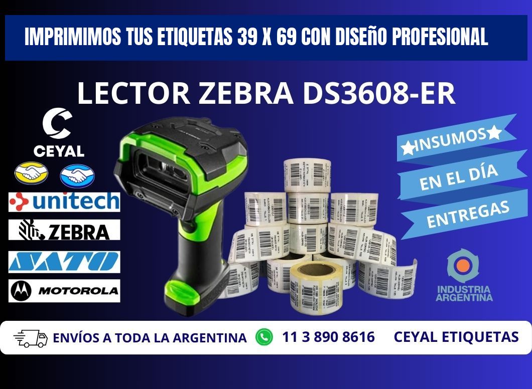 Imprimimos tus Etiquetas 39 x 69 con Diseño Profesional