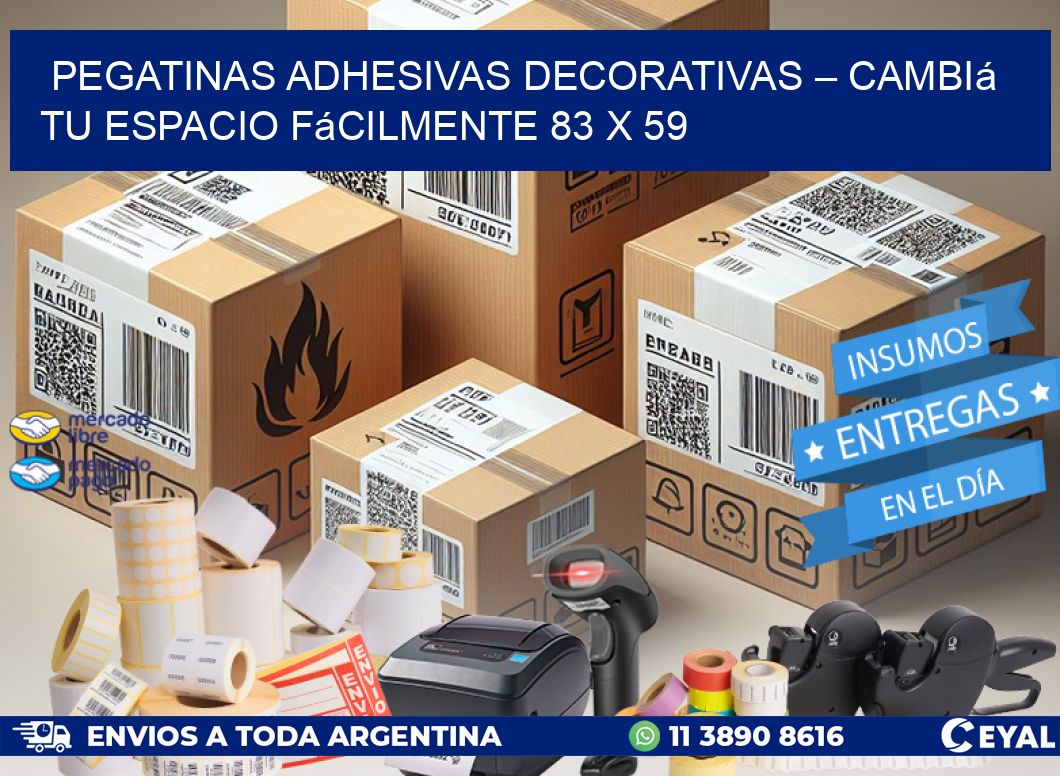 Pegatinas Adhesivas Decorativas – Cambiá Tu Espacio Fácilmente 83 x 59