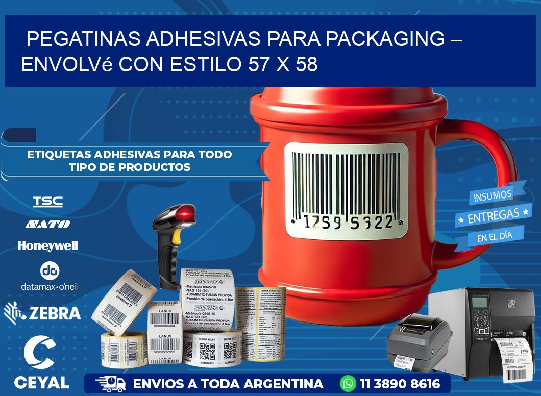 Pegatinas Adhesivas para Packaging – Envolvé con Estilo 57 x 58