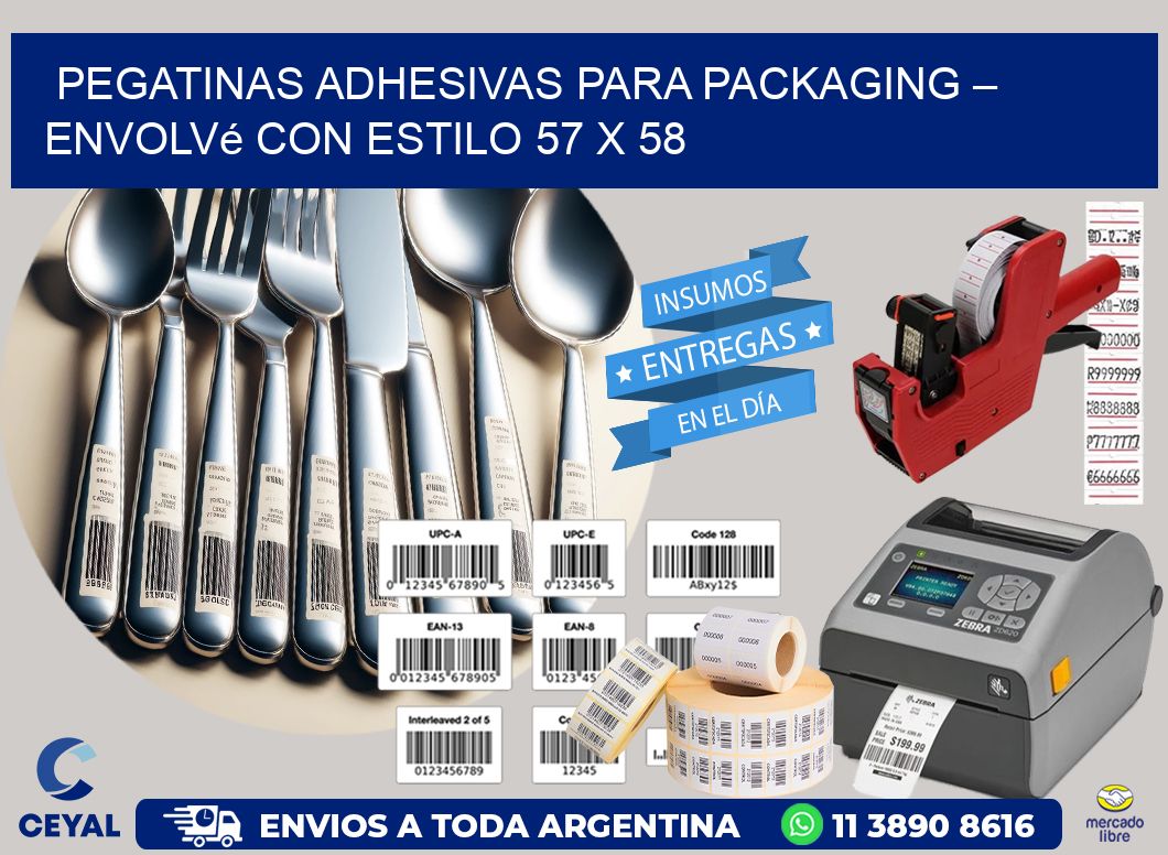 Pegatinas Adhesivas para Packaging – Envolvé con Estilo 57 x 58