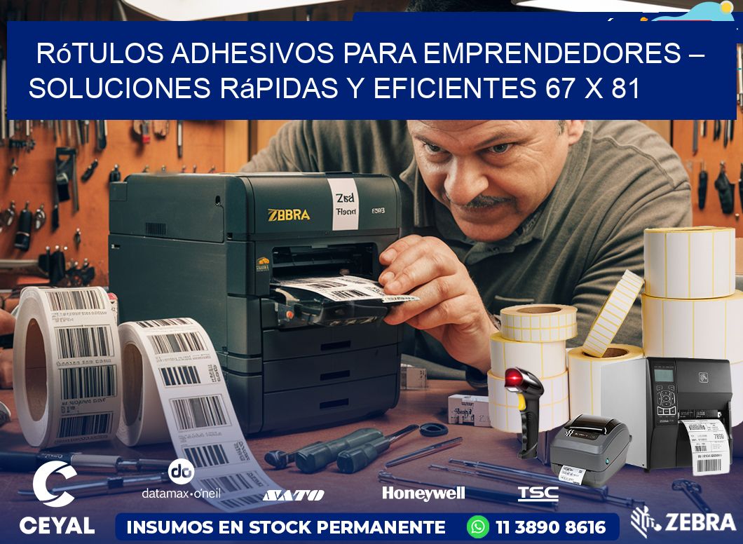 Rótulos Adhesivos para Emprendedores – Soluciones Rápidas y Eficientes 67 x 81