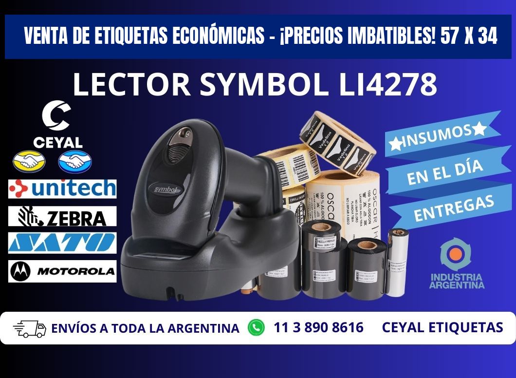 VENTA DE ETIQUETAS ECONÓMICAS – ¡PRECIOS IMBATIBLES! 57 x 34