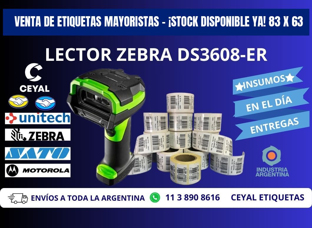 VENTA DE ETIQUETAS MAYORISTAS – ¡STOCK DISPONIBLE YA! 83 x 63