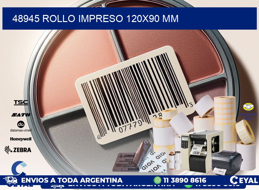 48945 ROLLO IMPRESO 120×90 mm