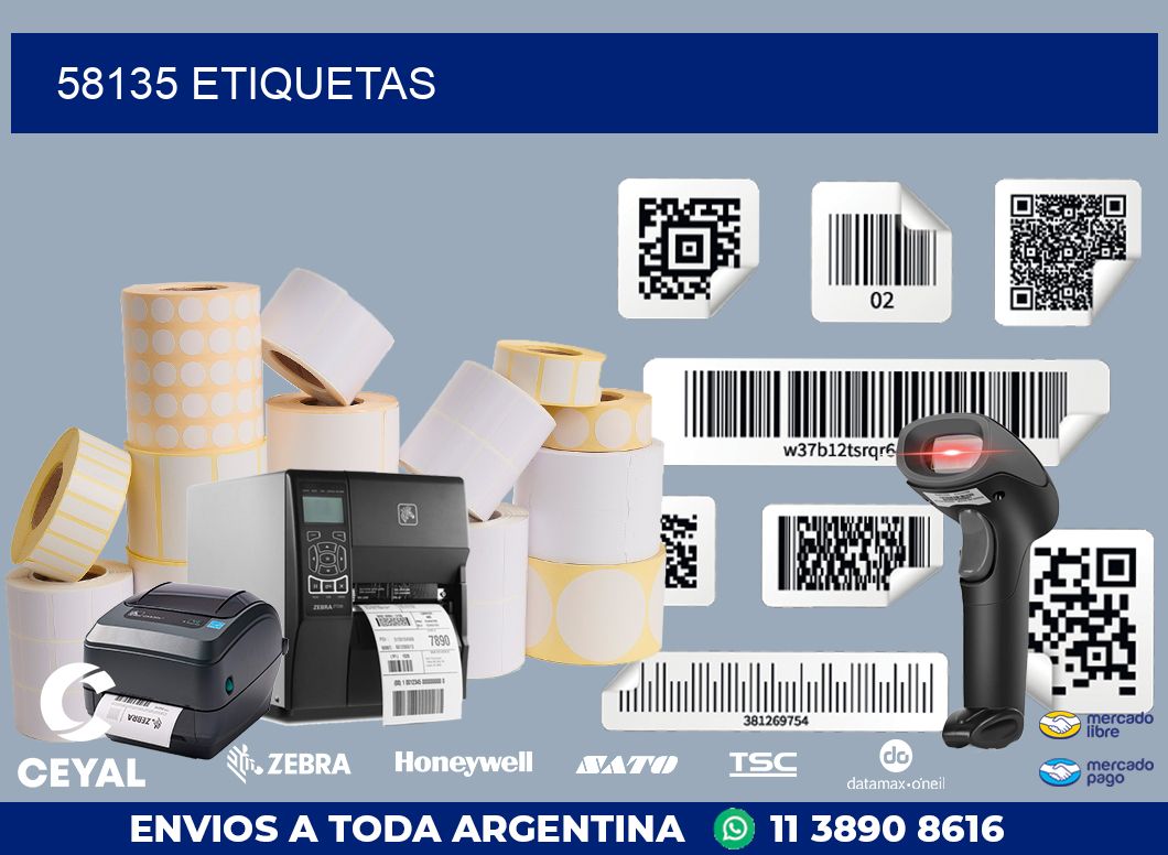 58135 ETIQUETAS