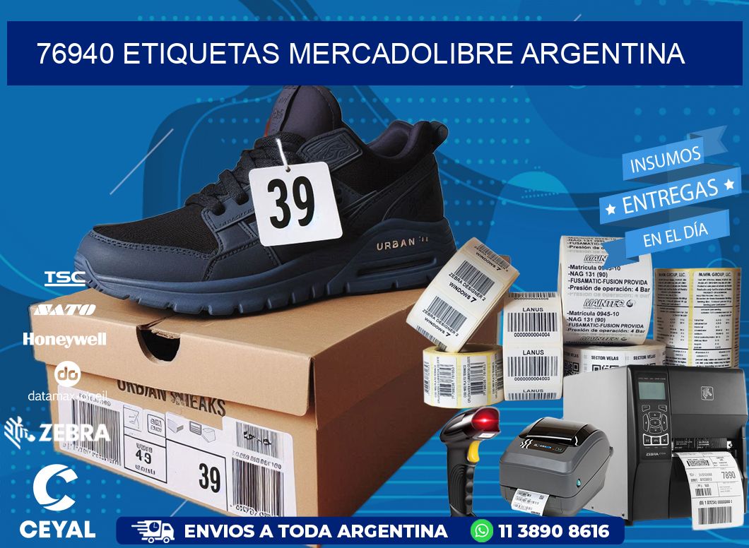 76940 ETIQUETAS MERCADOLIBRE ARGENTINA