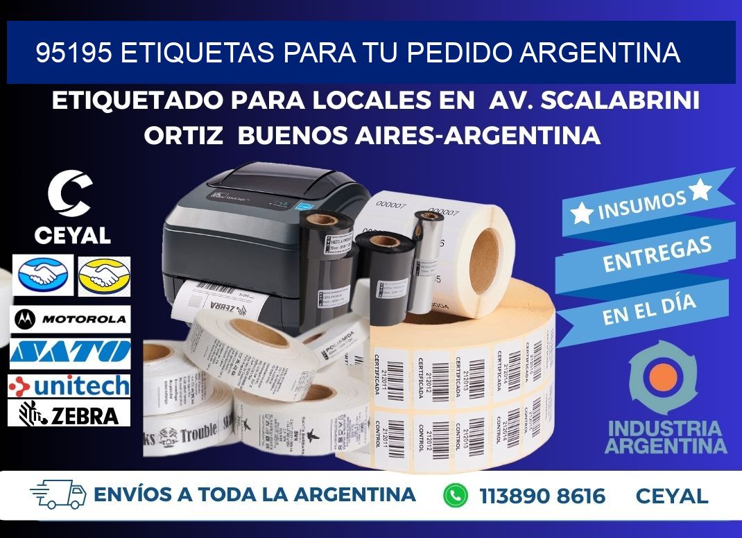 95195 ETIQUETAS PARA TU PEDIDO ARGENTINA