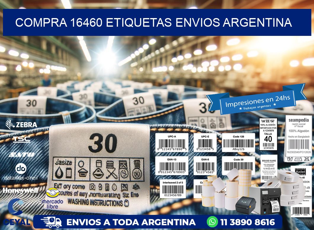 COMPRA 16460 ETIQUETAS ENVIOS ARGENTINA