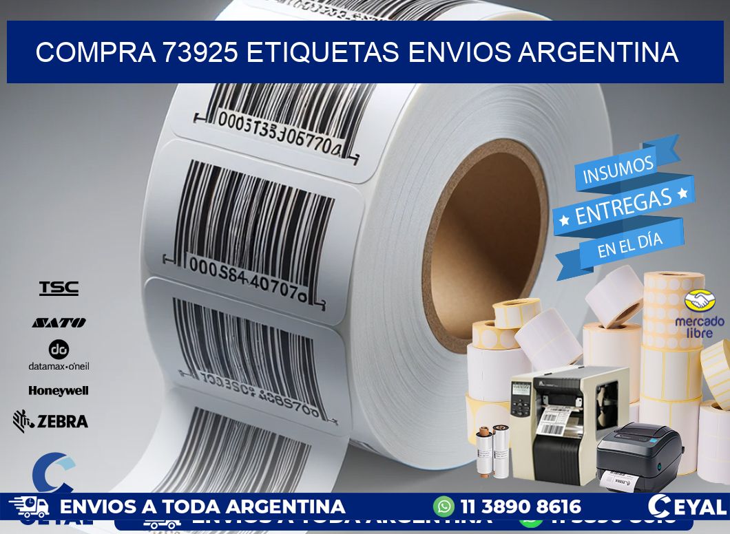 COMPRA 73925 ETIQUETAS ENVIOS ARGENTINA