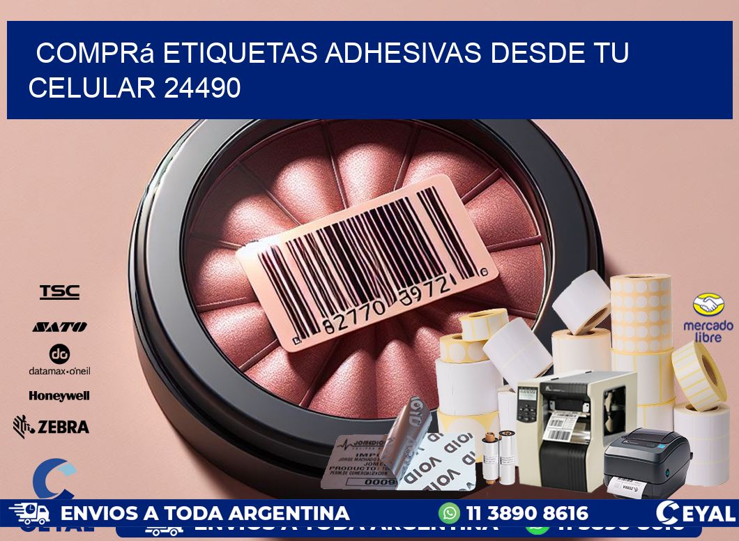 Comprá Etiquetas Adhesivas Desde tu Celular 24490