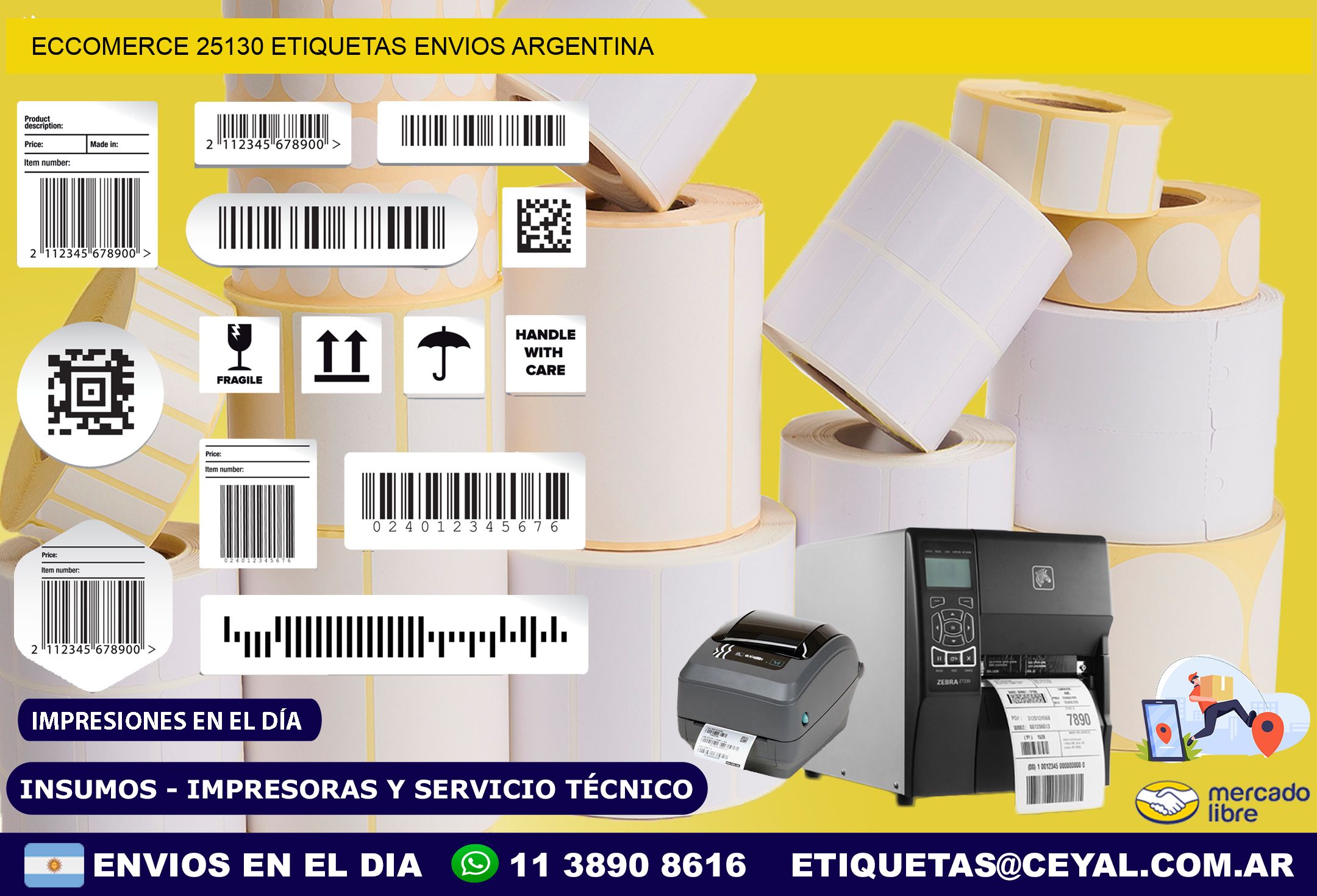 ECCOMERCE 25130 ETIQUETAS ENVIOS ARGENTINA