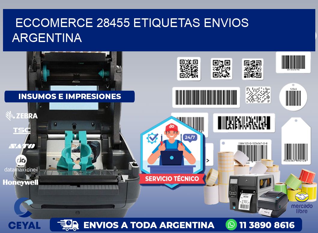 ECCOMERCE 28455 ETIQUETAS ENVIOS ARGENTINA