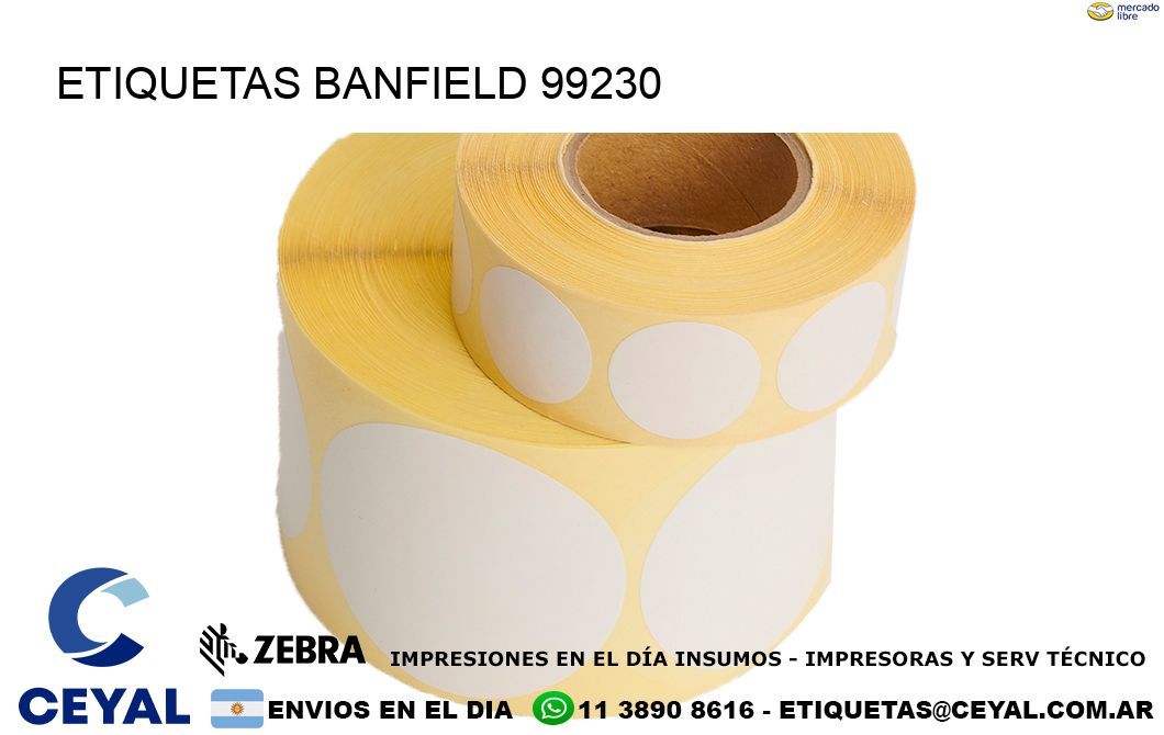 ETIQUETAS BANFIELD 99230