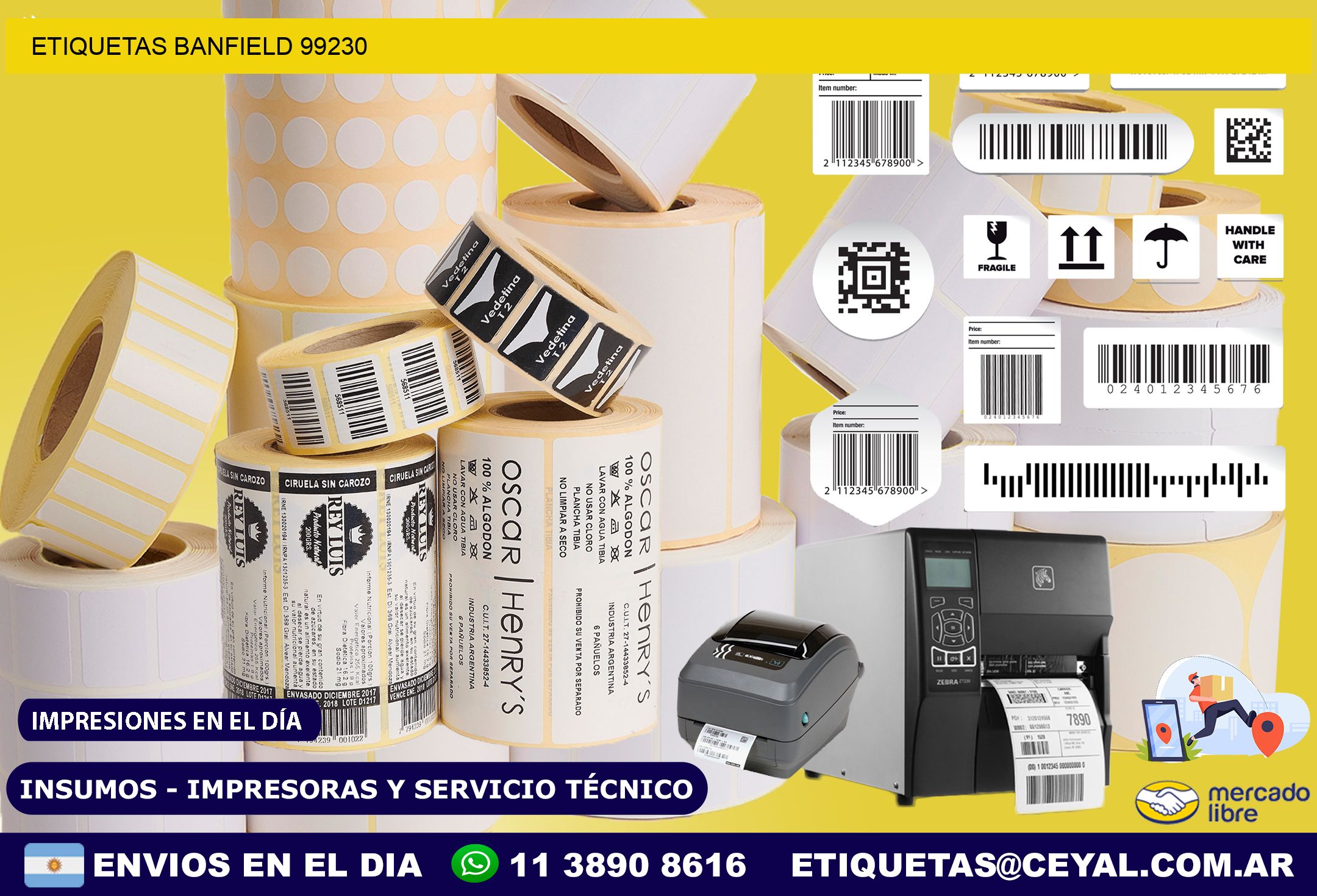 ETIQUETAS BANFIELD 99230