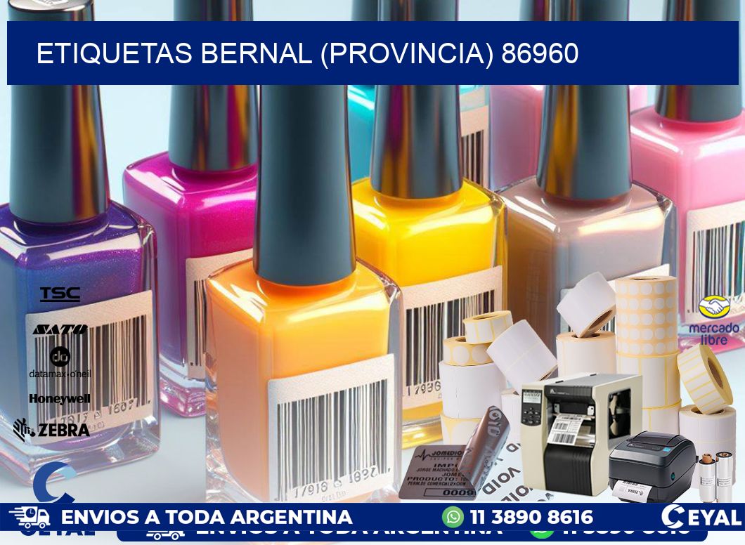 ETIQUETAS BERNAL (PROVINCIA) 86960