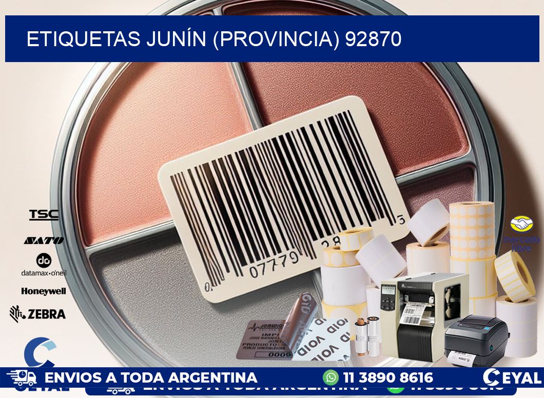 ETIQUETAS JUNÍN (PROVINCIA) 92870