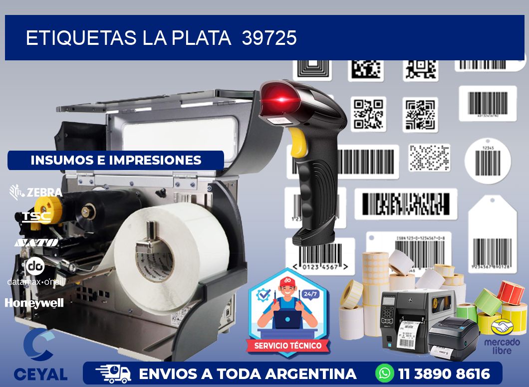 ETIQUETAS LA PLATA  39725