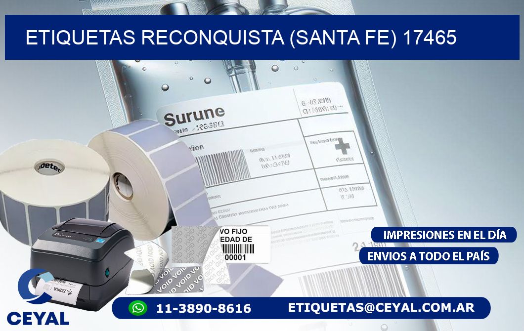 ETIQUETAS RECONQUISTA (SANTA FE) 17465