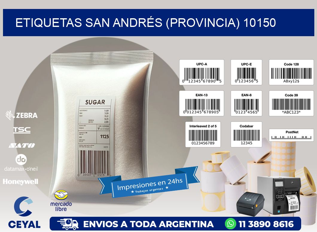 ETIQUETAS SAN ANDRÉS (PROVINCIA) 10150