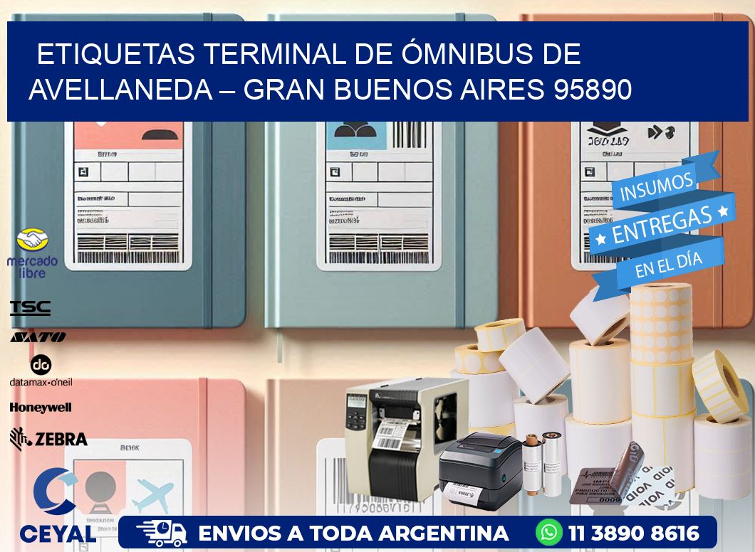 ETIQUETAS TERMINAL DE ÓMNIBUS DE AVELLANEDA – GRAN BUENOS AIRES 95890