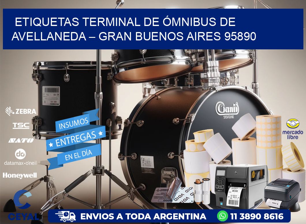 ETIQUETAS TERMINAL DE ÓMNIBUS DE AVELLANEDA – GRAN BUENOS AIRES 95890