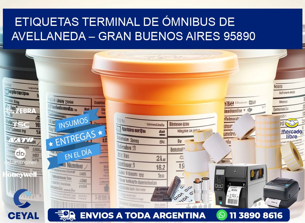 ETIQUETAS TERMINAL DE ÓMNIBUS DE AVELLANEDA – GRAN BUENOS AIRES 95890