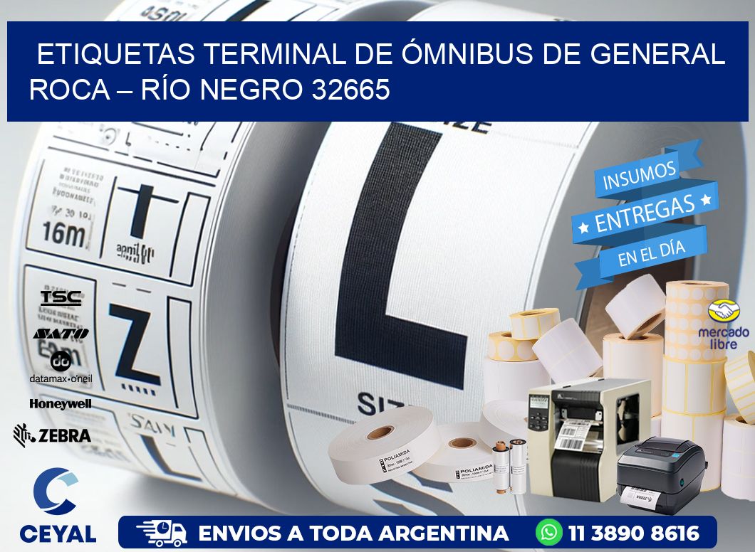 ETIQUETAS TERMINAL DE ÓMNIBUS DE GENERAL ROCA – RÍO NEGRO 32665