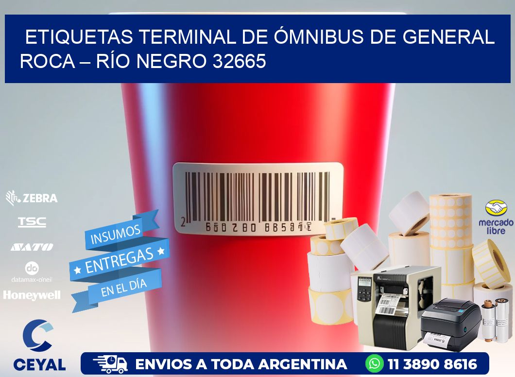 ETIQUETAS TERMINAL DE ÓMNIBUS DE GENERAL ROCA – RÍO NEGRO 32665