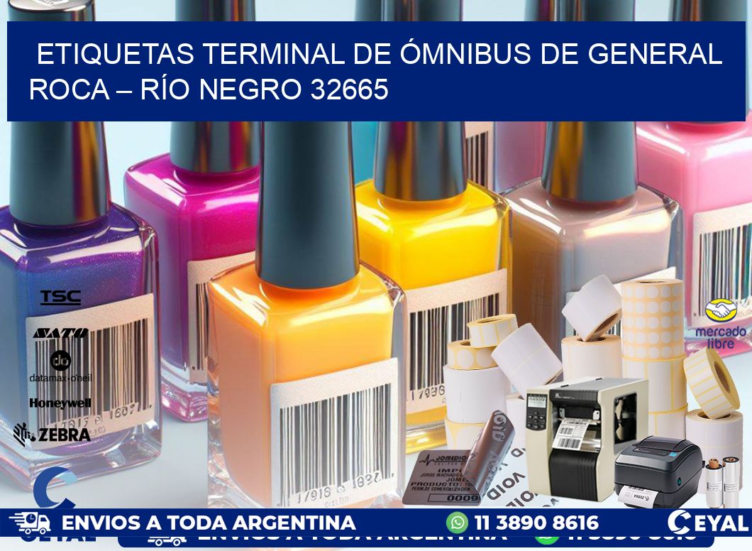 ETIQUETAS TERMINAL DE ÓMNIBUS DE GENERAL ROCA – RÍO NEGRO 32665