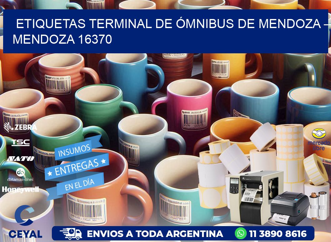 ETIQUETAS TERMINAL DE ÓMNIBUS DE MENDOZA – MENDOZA 16370