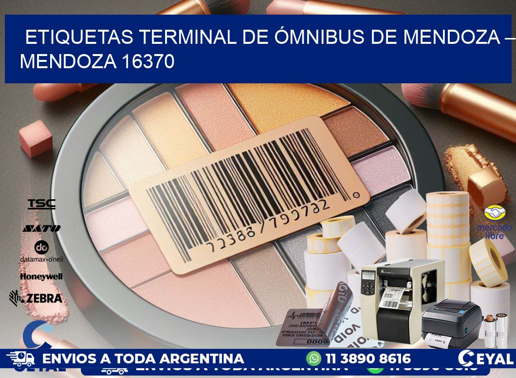 ETIQUETAS TERMINAL DE ÓMNIBUS DE MENDOZA – MENDOZA 16370