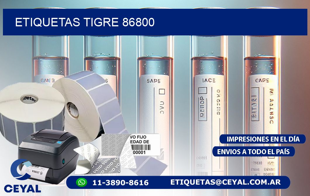 ETIQUETAS TIGRE 86800