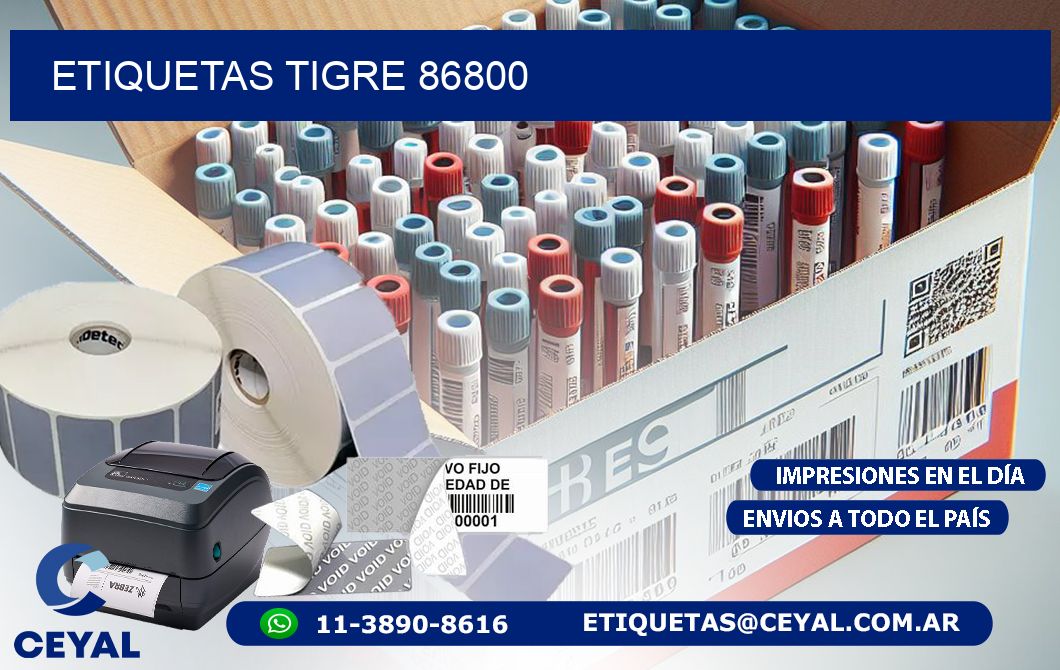 ETIQUETAS TIGRE 86800