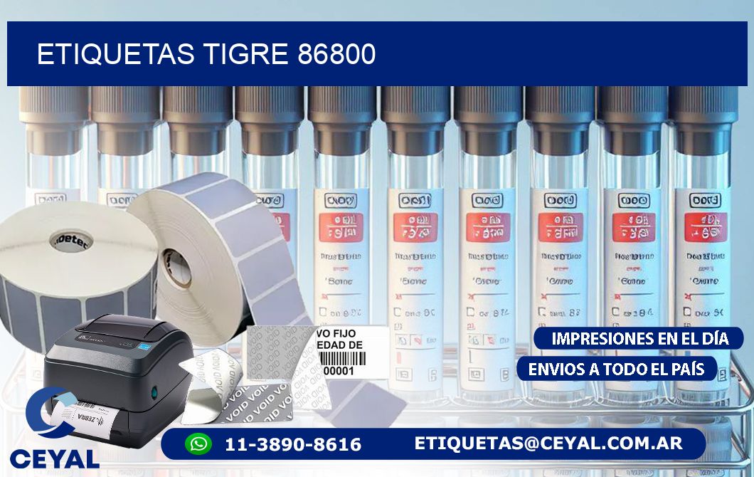 ETIQUETAS TIGRE 86800