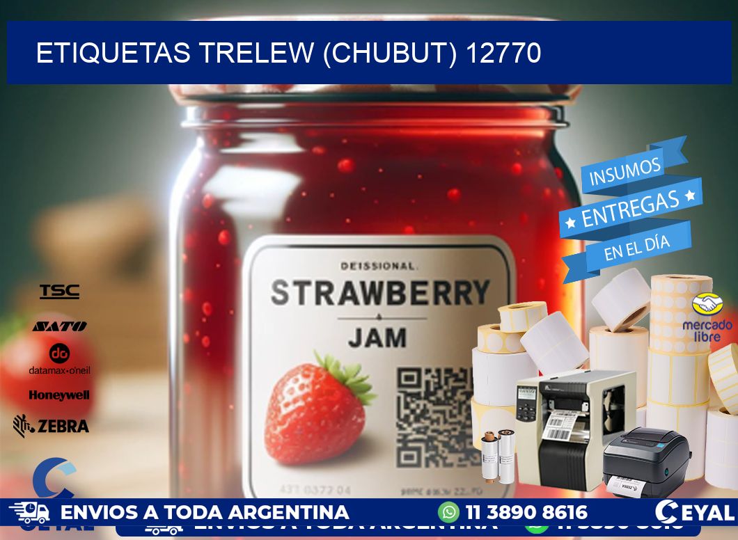 ETIQUETAS TRELEW (CHUBUT) 12770