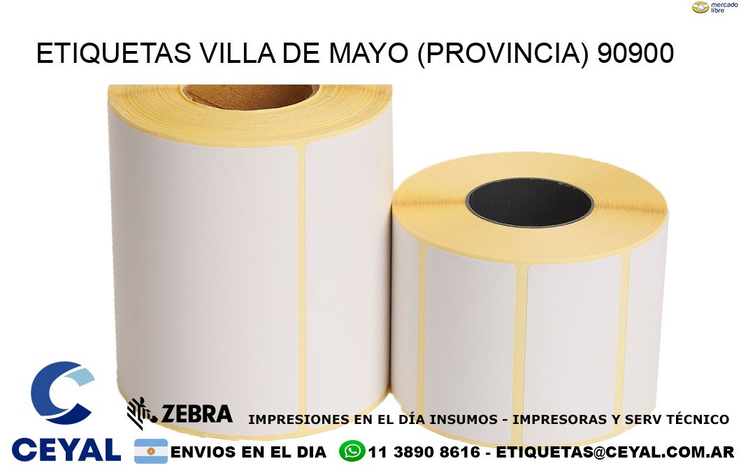 ETIQUETAS VILLA DE MAYO (PROVINCIA) 90900