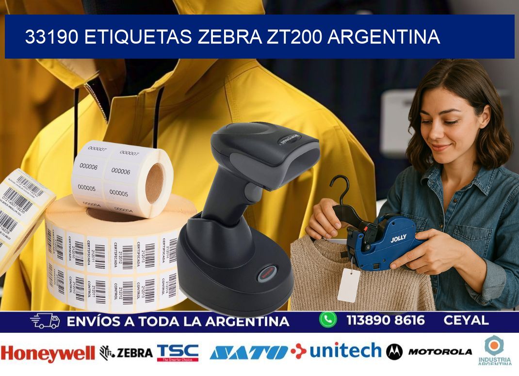 33190 etiquetas zebra zt200 argentina