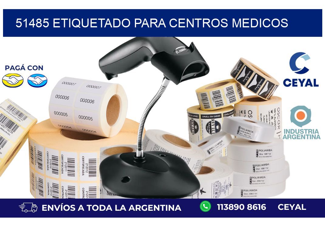 51485 ETIQUETADO PARA CENTROS MEDICOS