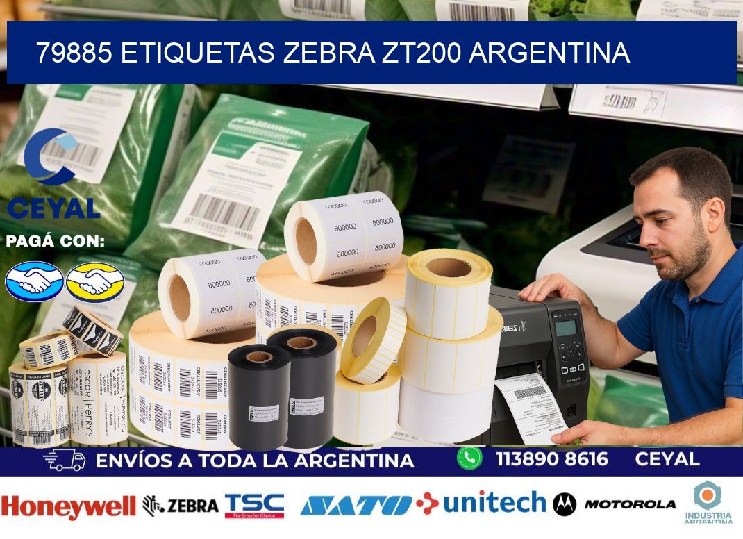 79885 etiquetas zebra zt200 argentina