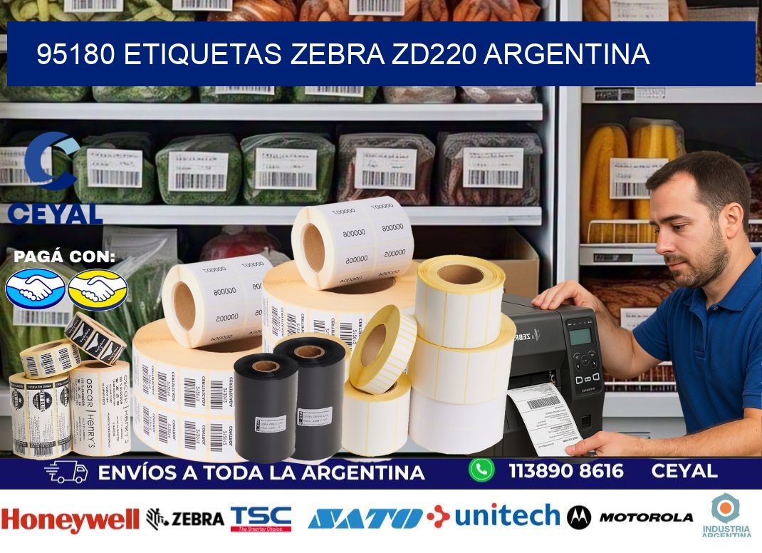 95180 etiquetas zebra zd220 argentina